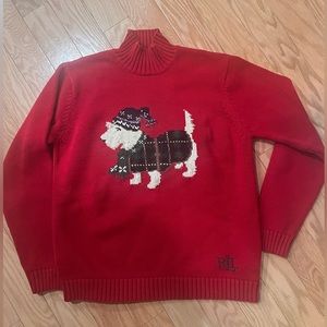 Vintage Ralph Lauren Dog sweater